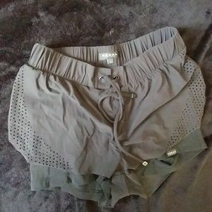 Koral League Double Layer Shorts Black